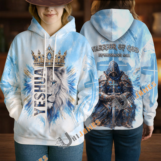 Unijames Yeshua Lion of Judah 3D All-Over Print Hoodie