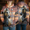 Uni Sunset Appaloosa  Personalized Horse 3D Hoodie