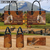 Unijames Palomino Never Walk Alone Custom Name 3D Leather Handbag