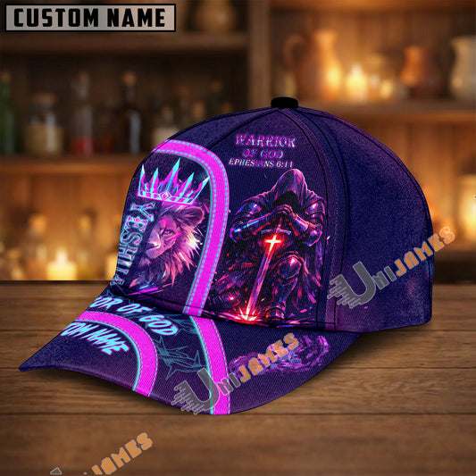 Unijames Yeshua Warrior of God Neon Crown Lion Cap