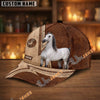 Unijames Personalized Equestrian Horseshoe Leather Classic Cap