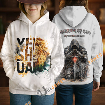 Unijames Warrior of God Armor 3D Hoodie – Lion of Judah