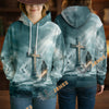 Unijames Messiah’s Radiant Cross 3D All-Over Print Hoodie