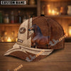 Unijames Personalized Equestrian Horseshoe Leather Classic Cap