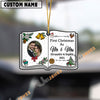 UniJames Personalized First Christmas As Mr & Mrs Acrylic Ornament