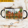 Uni Personalized Christmas Farmhouse Holiday Gift Cow Mug