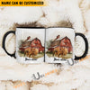 Uni Our Farm, Our Herd Personalized Name Mug (10 Cattle Breed)