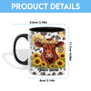 Uni Personalized Blooming Herd Custom Cow & Sunflower Mug