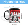 Uni Sweet Holstein Couple Personalized Name Two Tone Mug