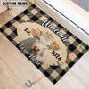 Uni Welcome to Our Farm Personalized Cow Doormat