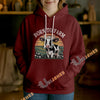 Uni Born to Farm Farm Life Hoodie, Rustic Farm Cow Hoodie