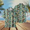 UniJames Summer Blue Flowers 3D Hawaiian Shirt (14 Styles)