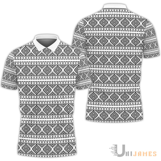 Unique Southwest Pattern Polo Shirt