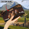 Uni Thoroughbred Happiness Sunflower Custom Name 3D Leather Clutch