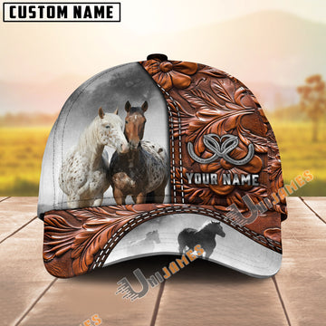 Unijames Appaloosa Love Bonding Brown Craving Personalized Name Cap