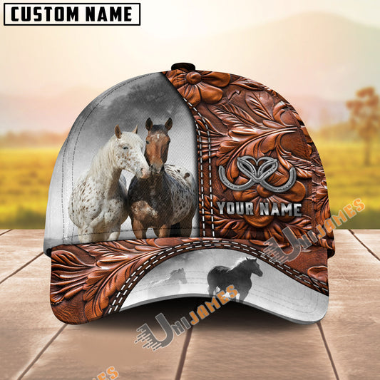Unijames Appaloosa Love Bonding Brown Craving Personalized Name Cap