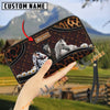 Uni Appaloosa Happiness Sunflower Custom Name 3D Leather Clutch