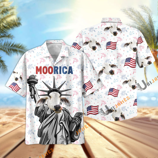 UniJames Moorica Brahman Hawaiian Shirt