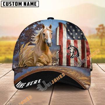 Unijames Personalized Cap – Palomino Horse