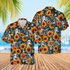 Uni Sunflowers Blue 3D Hawaiian Shirt (14 Styles)