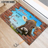 Uni Personalized Home Is Where My Cow Is Custom Farm Doormat
