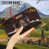 Uni Morgan Happiness Sunflower Custom Name 3D Leather Clutch