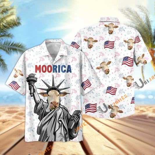 UniJames Moorica Charolais Hawaiian Shirt