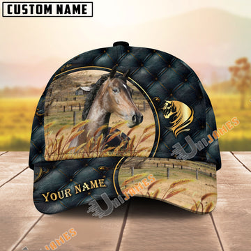 Unijames Hackney Luxurious Patterns Opulent Background Personalized Name Cap