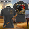 UniJames Personalized American Raised Black Angus Rancher Polo Shirt