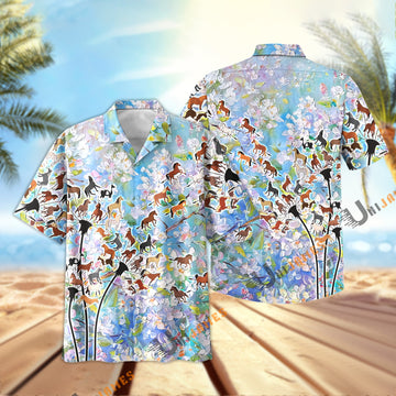 Horse Lover Hawaiian Shirt – Floral & Pony Pattern