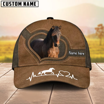 Equestrian Heartbeat Cap – Add Your Name - Morgan