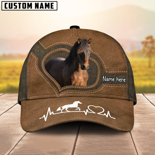 Equestrian Heartbeat Cap – Add Your Name - Morgan