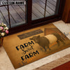 UniJames Farm Sweet Farm Vintage Doormat (12 Cattle Breeds)
