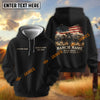 UniJames Personalized American Raised Black Angus Ranch Hoodie