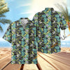 UniJames Summer Blue Flowers 3D Hawaiian Shirt (14 Styles)
