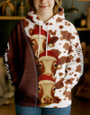 Uni Personalized Name & Farm Name Merry Moo Hoodie