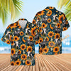 Uni Sunflowers Blue 3D Hawaiian Shirt (14 Styles)