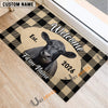 Uni Welcome to Our Farm Personalized Cow Doormat