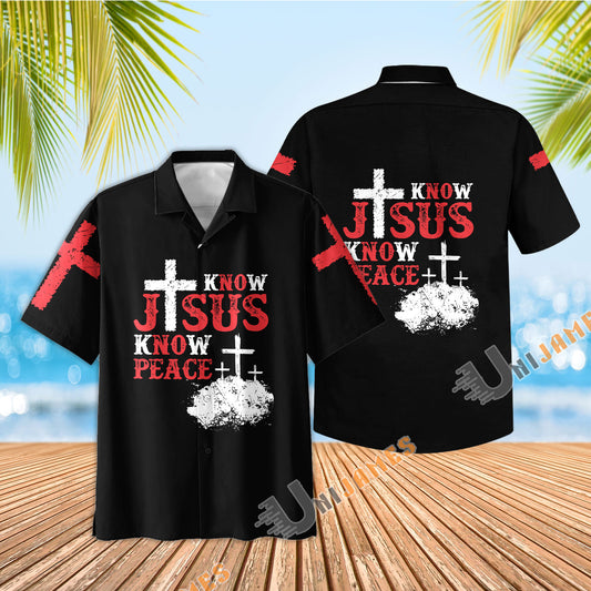 Unique Know Jesus Know Peace Hawaiian Shirt