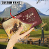 Uni Horses I Always Thought Love Personalized Leather Clutch