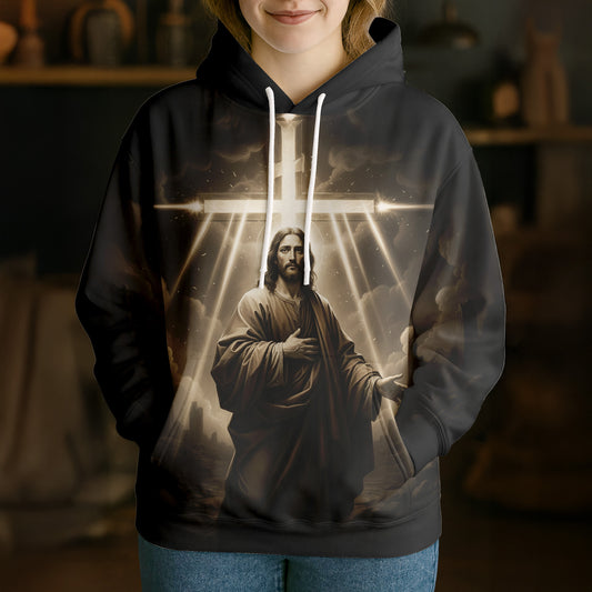 Unijames Light of Salvation Jesus 3D Hoodie