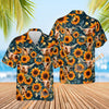 Uni Sunflowers Blue 3D Hawaiian Shirt (14 Styles)