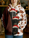 Uni Personalized Name & Farm Name Merry Moo Hoodie