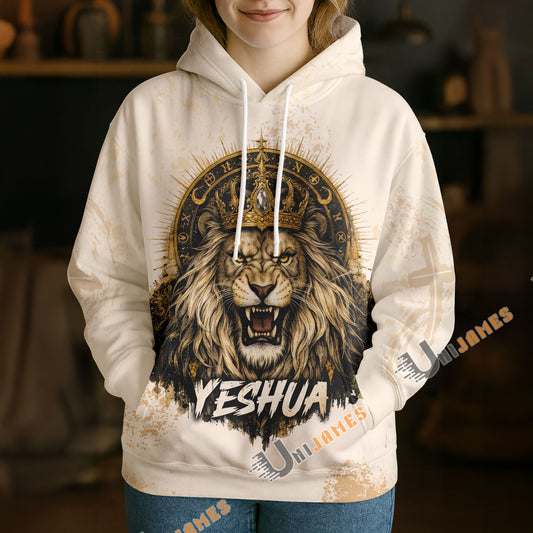 Unijames Yeshua Warrior Faith 3D All-Over Print Hoodie – Ephesians 6:11