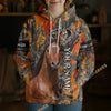 Uni Custom Name Horse Lover Camo 3D Hoodie