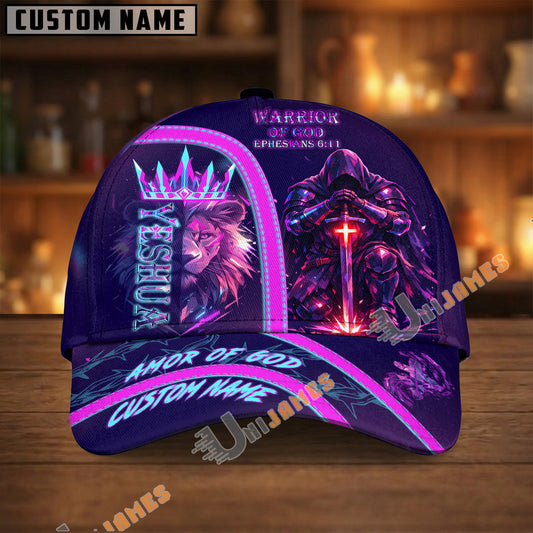 Unijames Yeshua Warrior of God Neon Crown Lion Cap