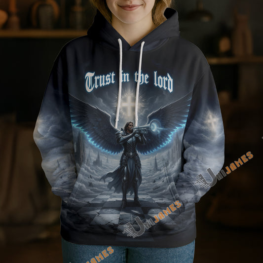 Unijames Divine Protection 3D All-Over Print Hoodie – Believe in God