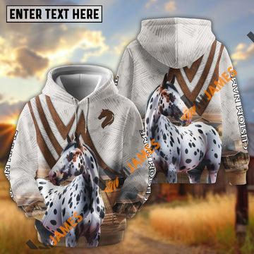 Unijames Personalized Appaloosa Majestic Country Horse Ranch All-Over Print Hoodie