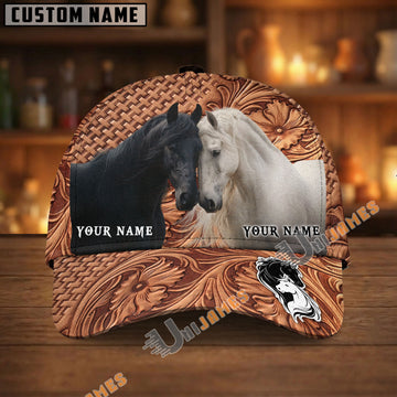 Unijames Black & White Horse Partners Cap
