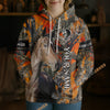 Uni Custom Name Horse Lover Camo 3D Hoodie